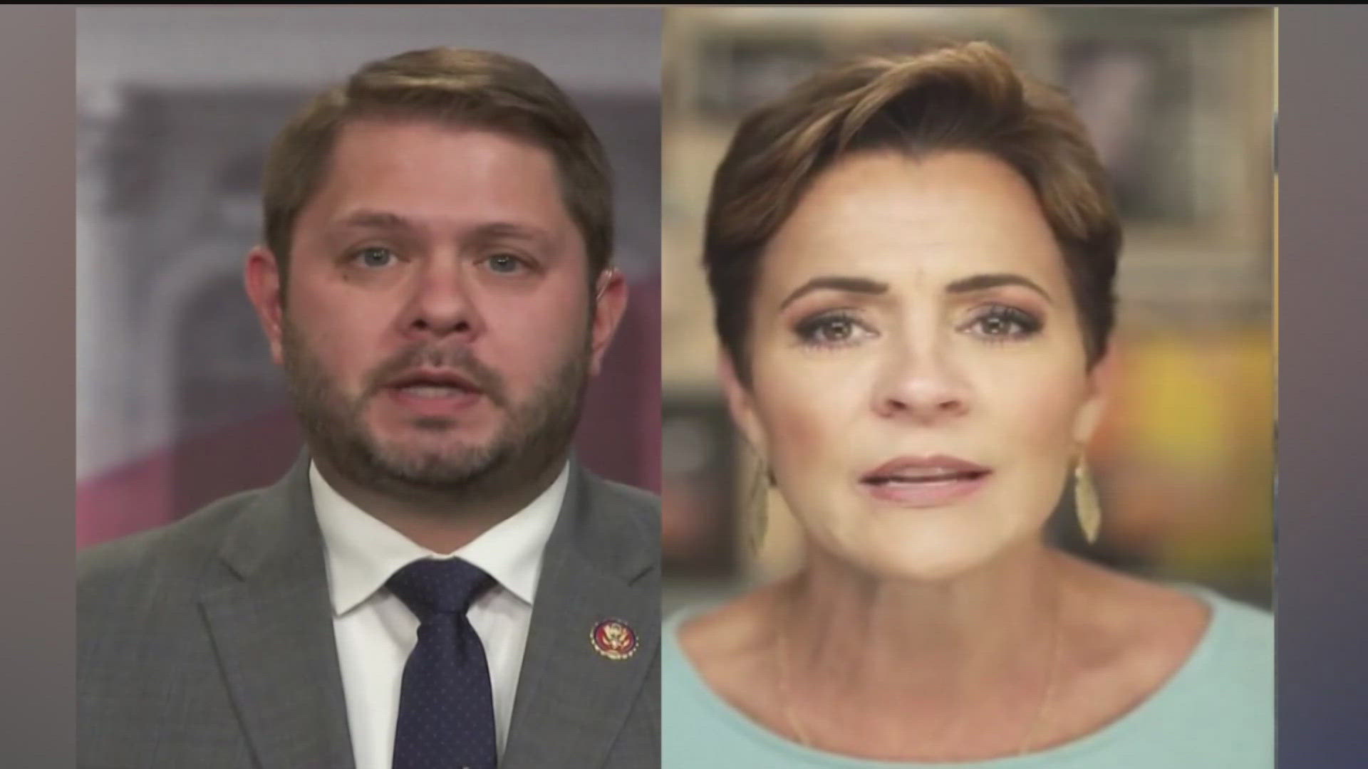 The debate on Wednesday comes as voters begin casting ballots in a contest that will help determine control of the U.S. Senate.