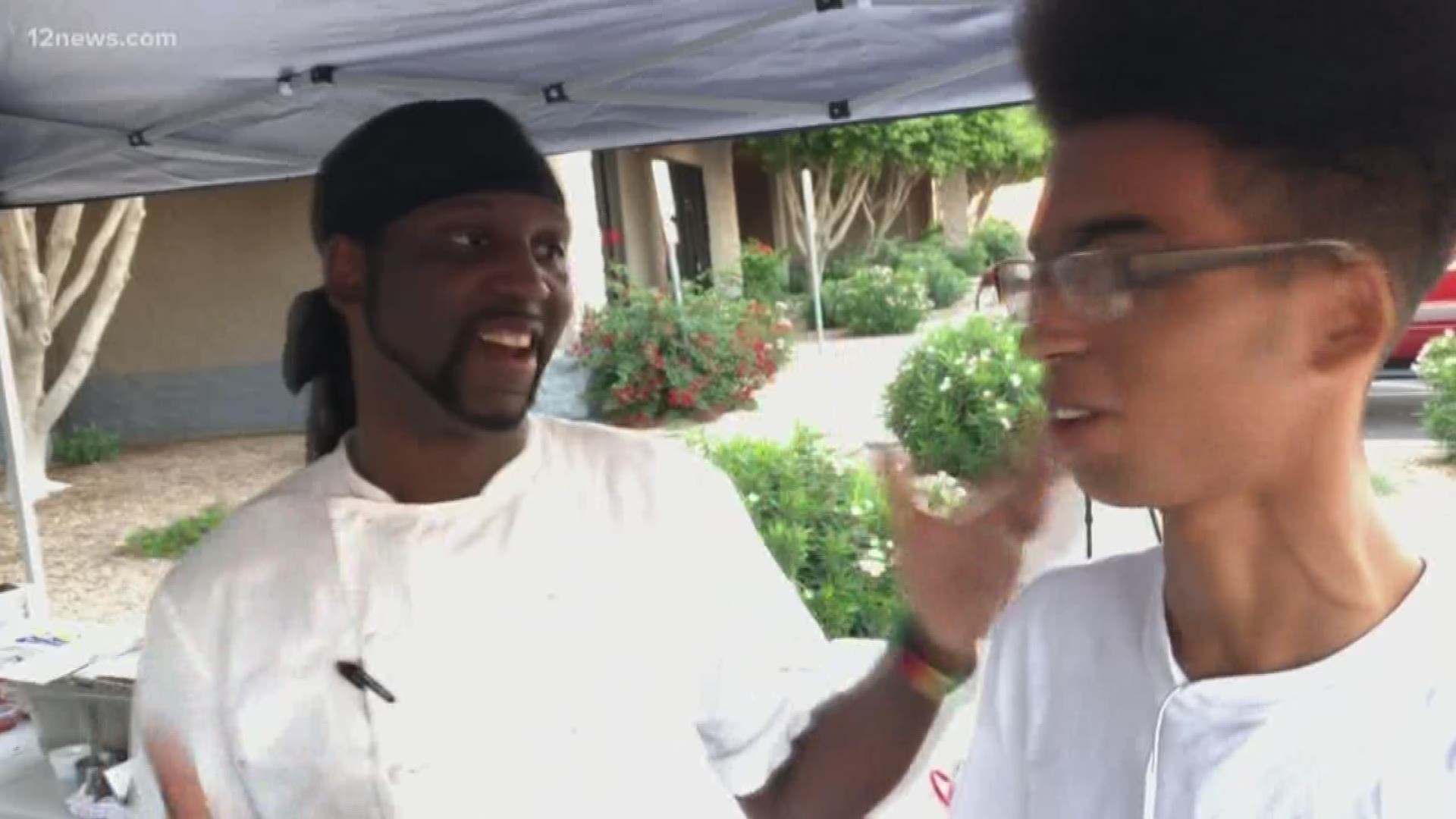 The Deaf Chef tells his story and his son bond is blending into a catering business.
