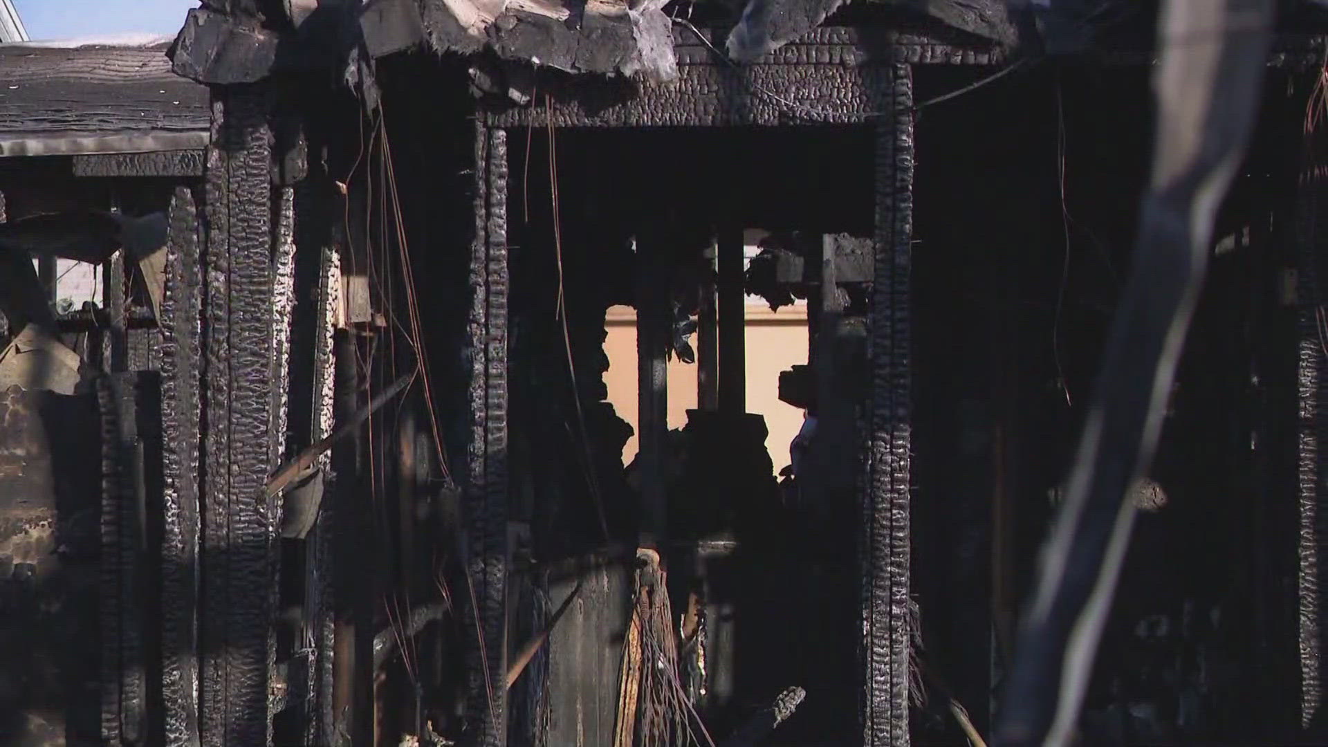 A man trapped inside his Casa Grande home as it became engulfed in flames called 911, and he couldn't be more thankful to the officer who responded.