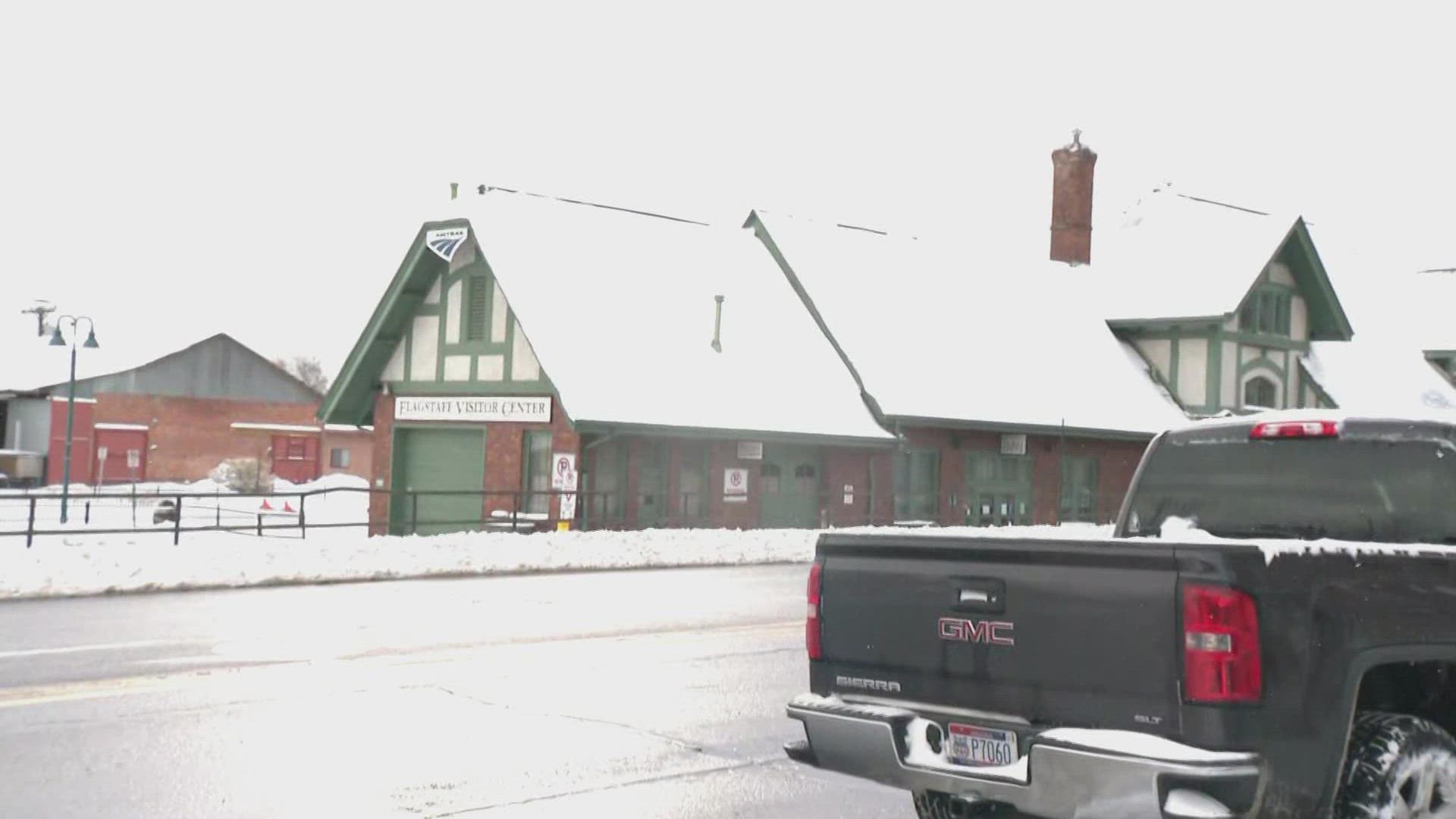 Many parts of Arizona saw snow on Wednesday as a winter storm swept across the state. The Valley mostly saw rain but northern Scottsdale got a few flakes too!