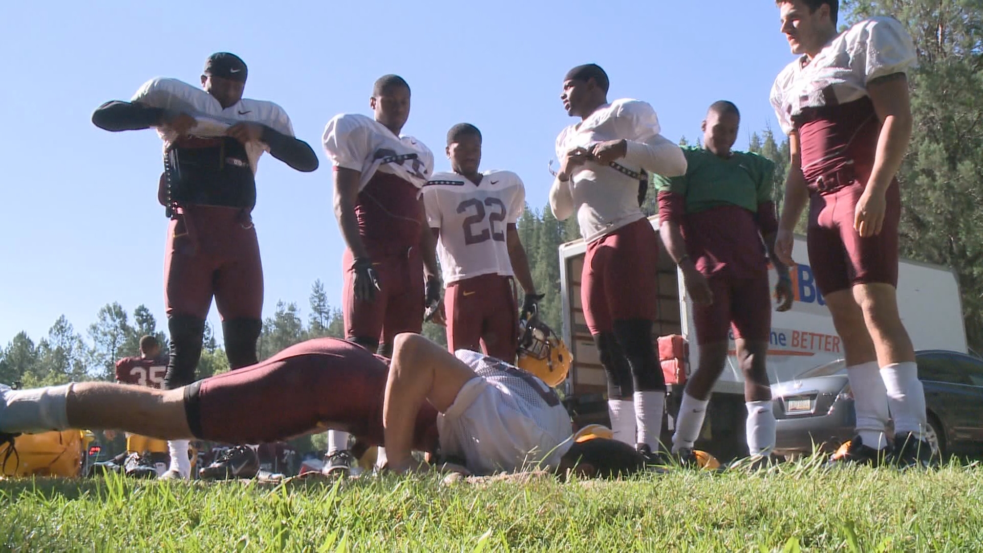 ASU football is set to travel to Camp T as part of the team's annual tradition and they share their anticipation ahead of the trip.