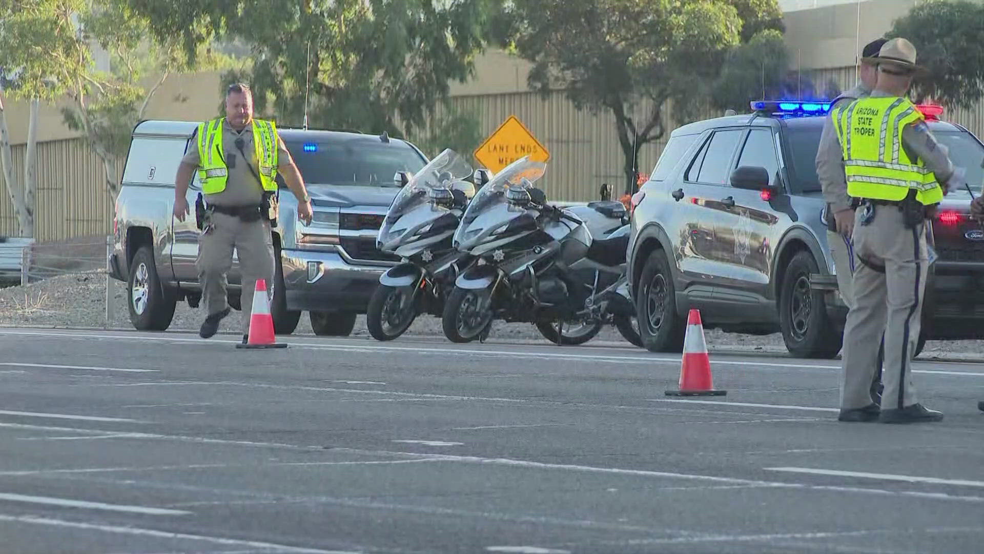 The crash happened just west of downtown Phoenix, near Washington Street. Watch the video for more information. 