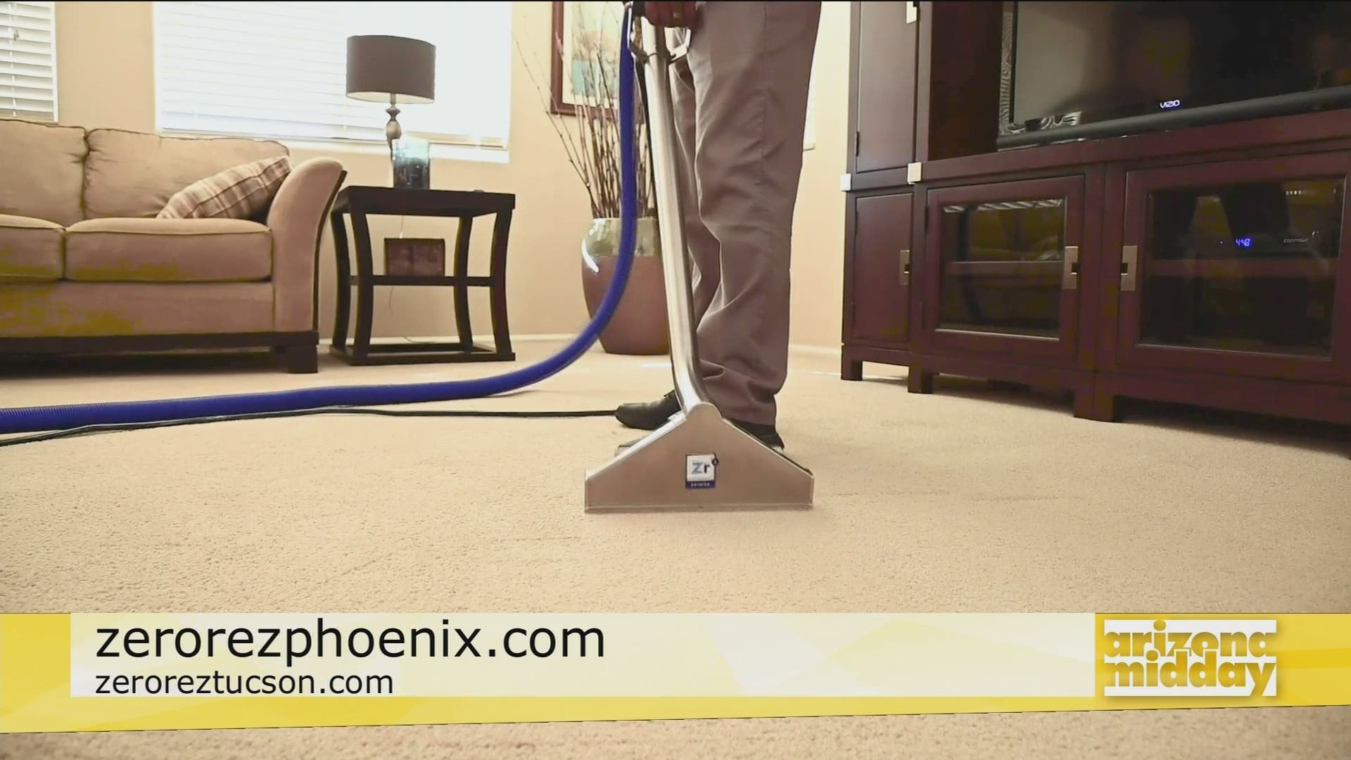 Scott with Zerorez tells us why carpets crunch after cleaning and how Zerorez cleans without that chemical residue plus how to get a great deal!