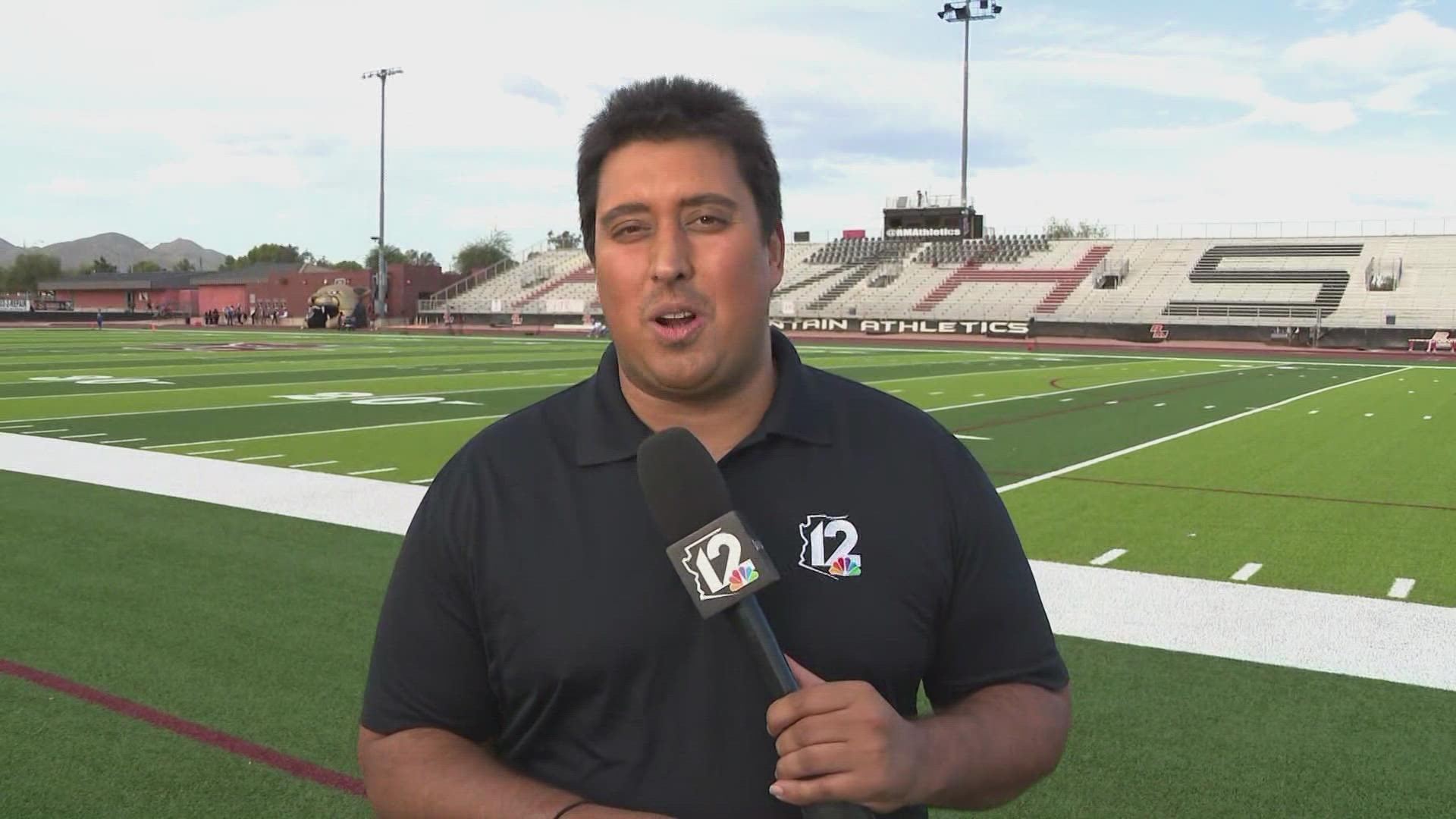 12Sports' Cameron Cox is at Red Mountain High School as they take on O'Connor during Week 2 of Friday Night Fever.