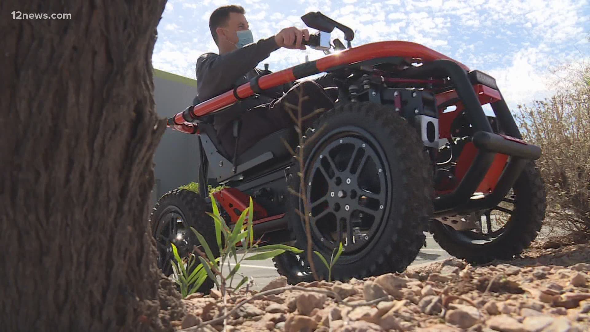 Two local companies have partnered up to help a Peoria police officer shot in the line of duty. Officer Bill Weigt got a wheelchair that's actually a four-wheeler.