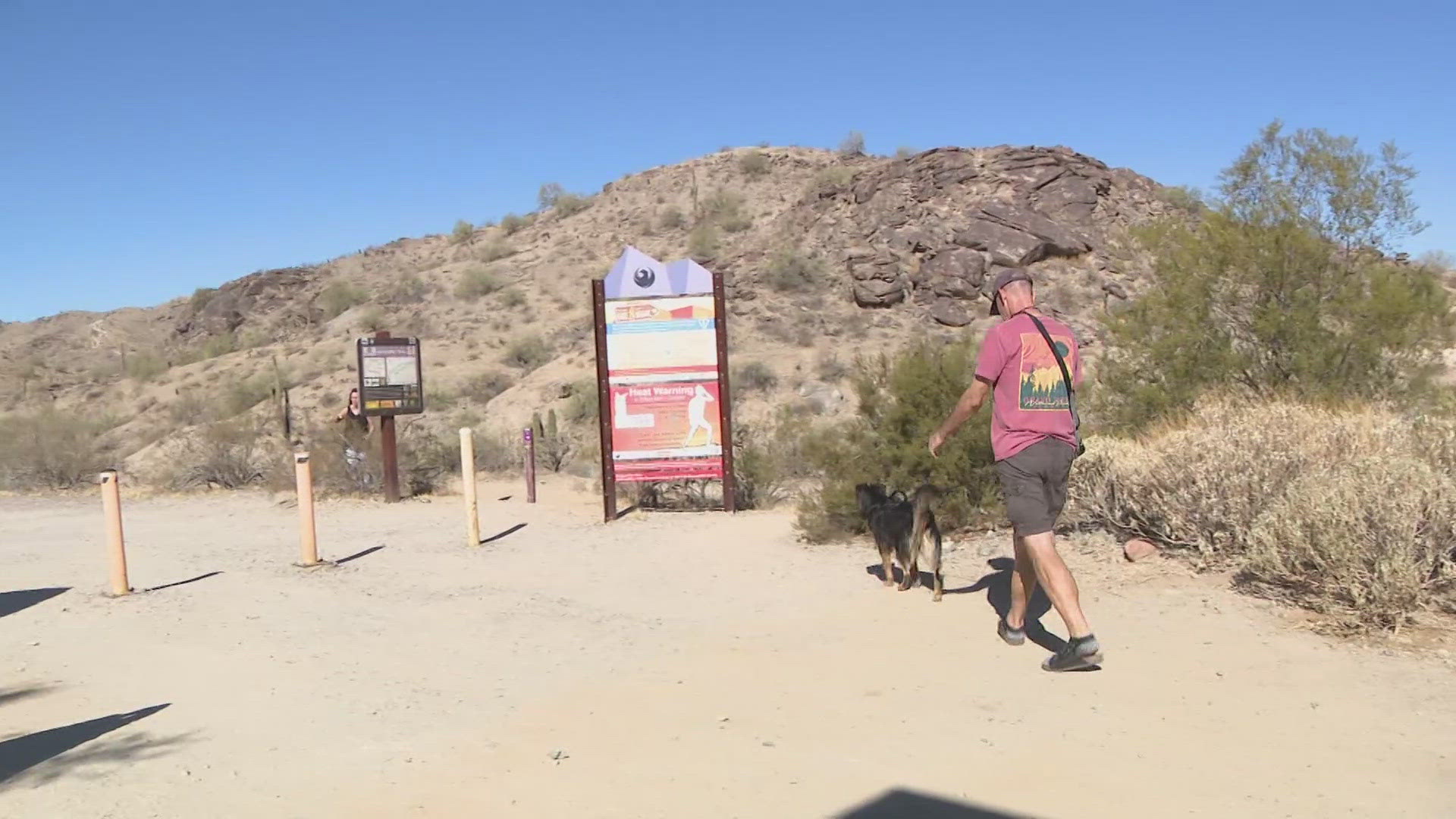 According to South Mountain Park Ranger Sverre Bodung, roughly 10,000 visitors per week pass through the Dirt Road Trail during the cooler months.