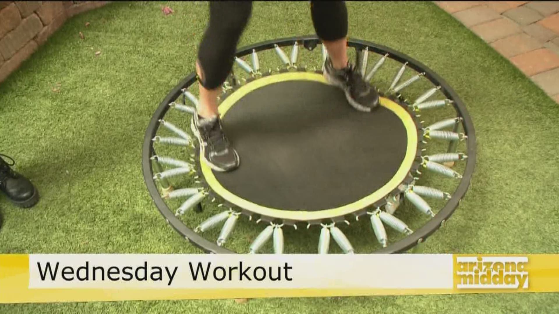 Angela Jordan gives us tips and tricks to getting fit on a trampoline!