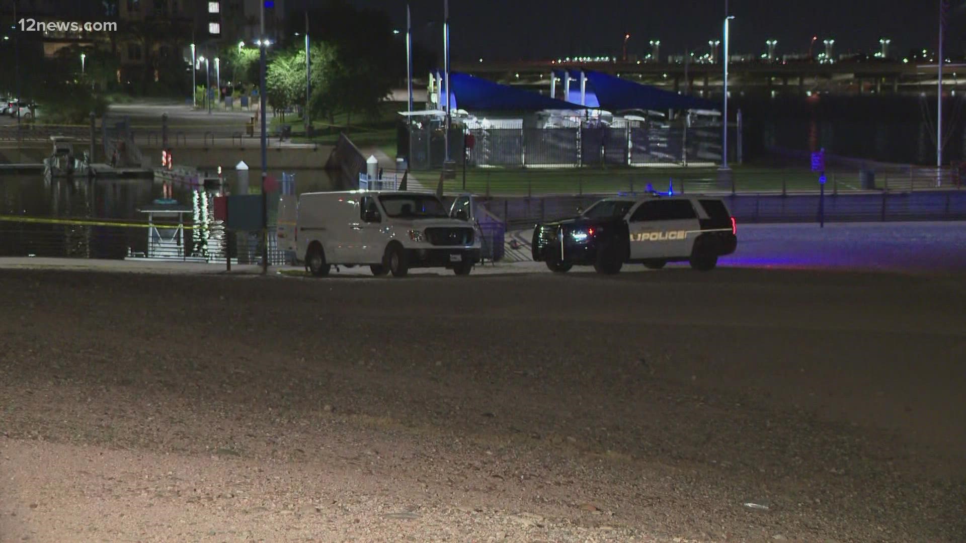 Officers received calls early Tuesday morning reporting that the 18-year-old jumped into the lake and did not resurface, the Tempe Police Department said.