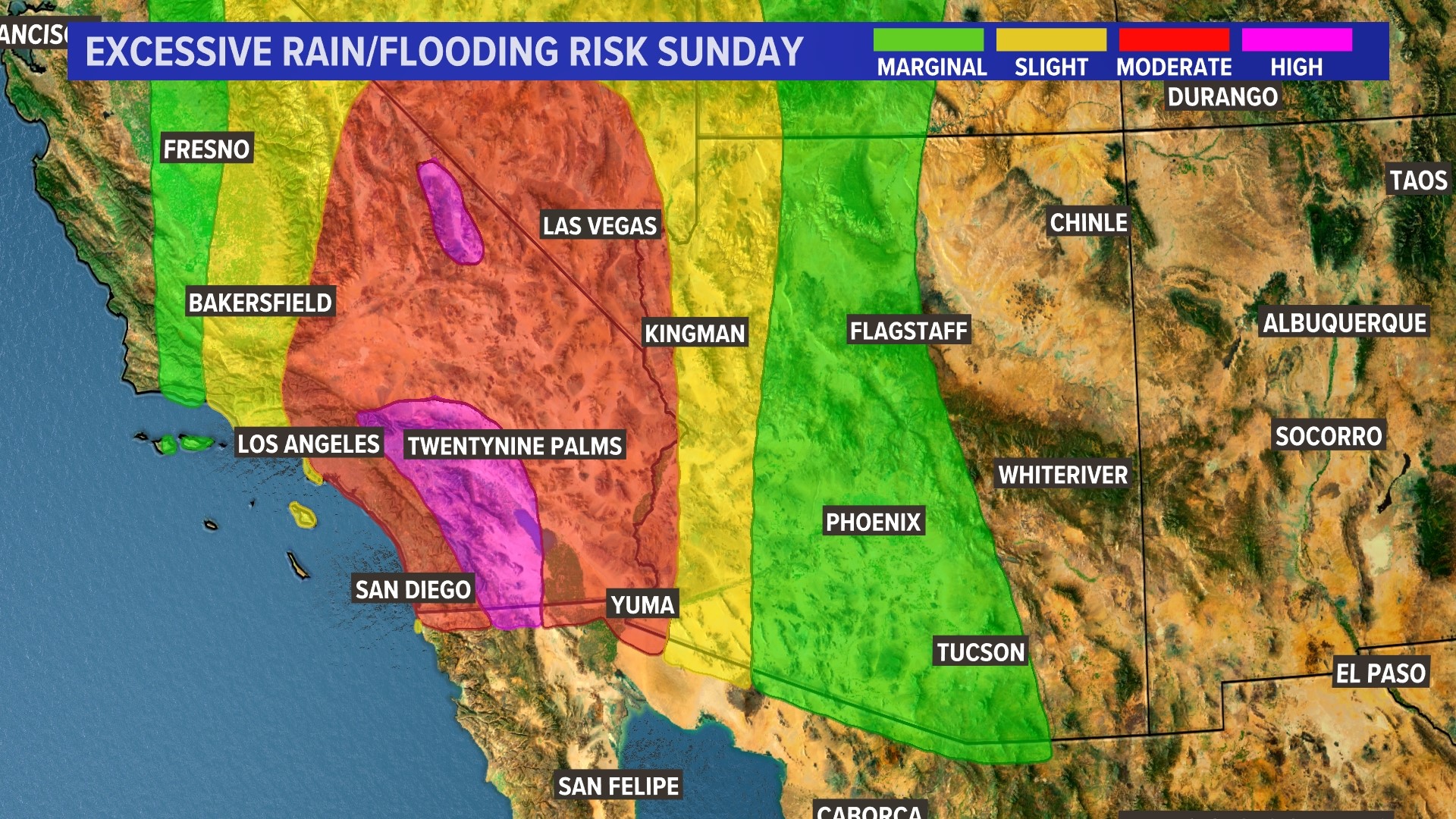 Hurricane Hilary impacts on Arizona