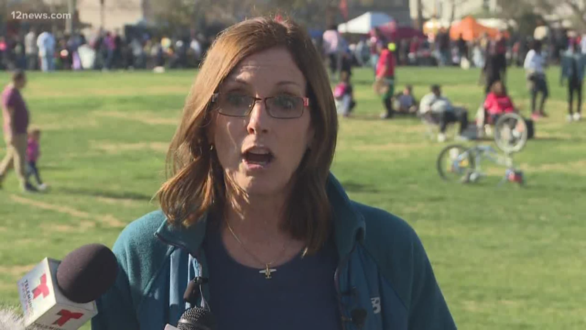 Senator Martha McSally attended the Martin Luther King Jr. march this morning. While there she spoke about how she hopes the government shutdown will be resolved.
