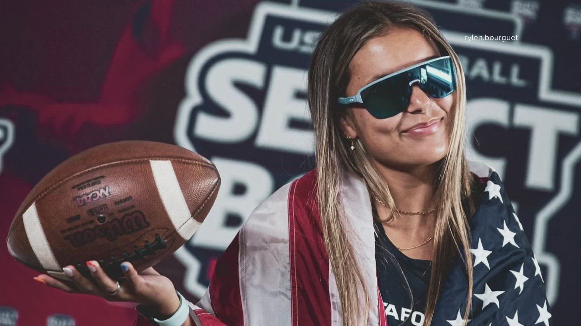 The seven-time state champion looks to make history when women’s flag football makes its Olympic debut in 2028.