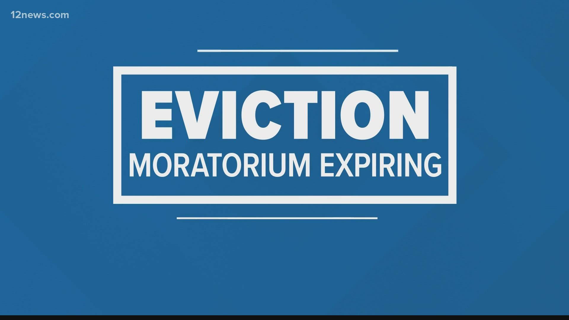 Arizona rental funds remain untapped as the eviction moratorium is set to expire on July 31. The state could see a wave of evictions as the Delta variant surges.