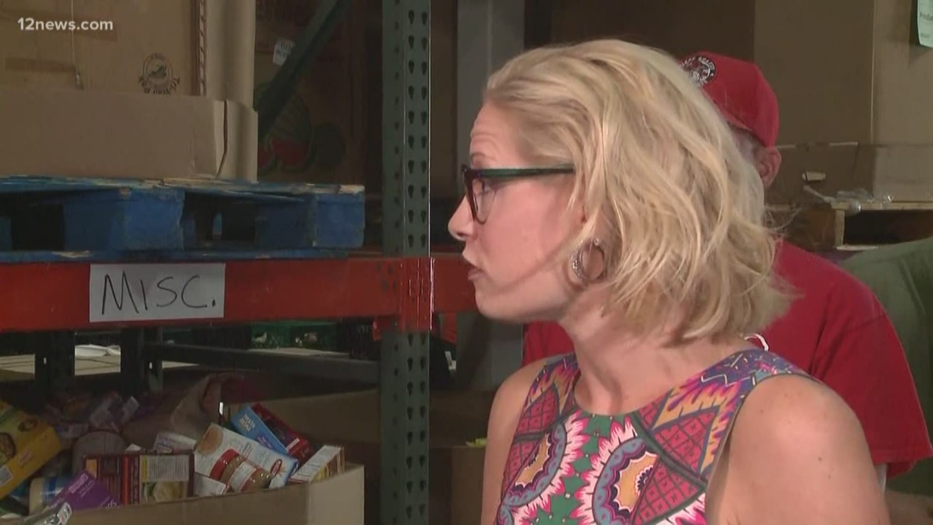 As President Trump is in the Valley to stump for Martha McSally Senate candidate Kyrsten Sinema is making three campaign stops. At one of those stops she talked about her position on healthcare.