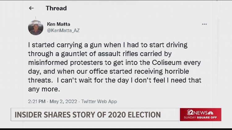 Why Arizona elections official believed he needed a gun