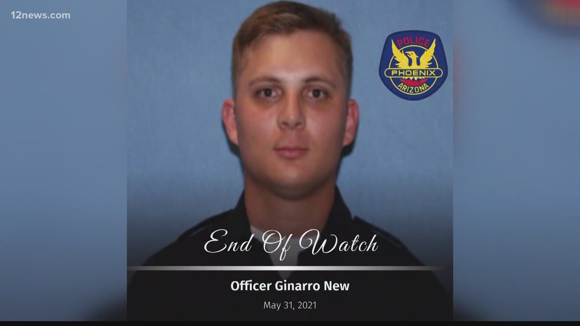 A Phoenix Police Department officer was killed in a vehicle collision overnight. The officer was identified as 27-year-old Ginarro New.