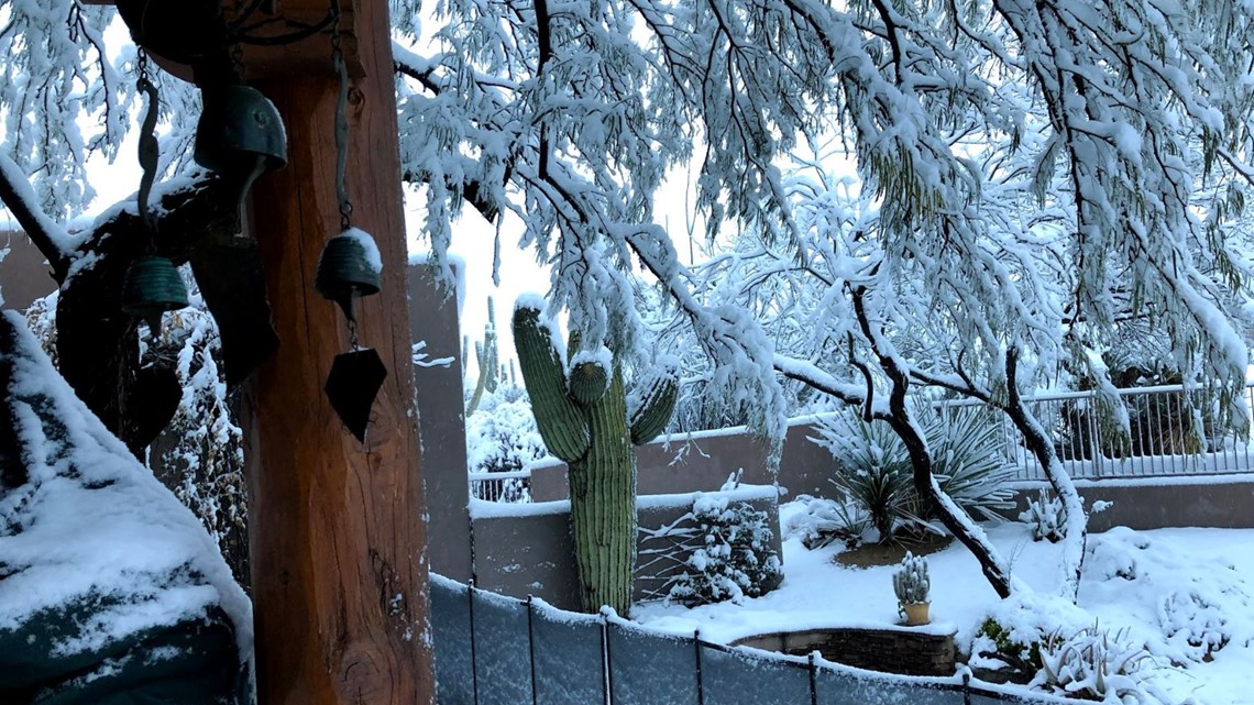 PHOTOS Arizona's massive winter storm drops snow on Scottsdale