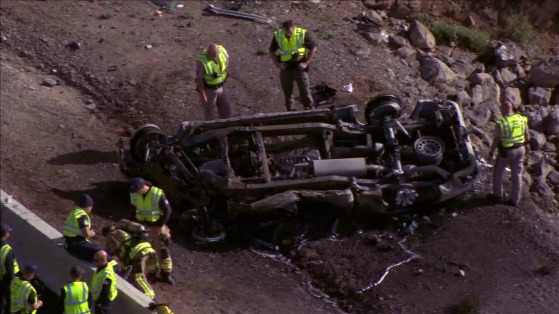 Truck fire on I-17 near Black Canyon City leaves driver with 'significant injuries'