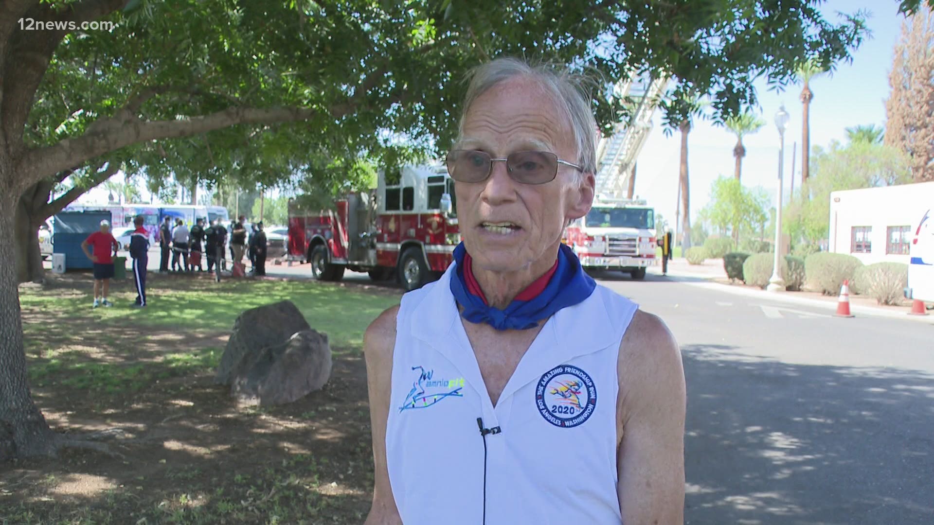 78-year-old Stan Cottrell is a Guinness World Records holder for distance running. He was the inspiration for Forrest Gump's cross-country run in "Forrest Gump."