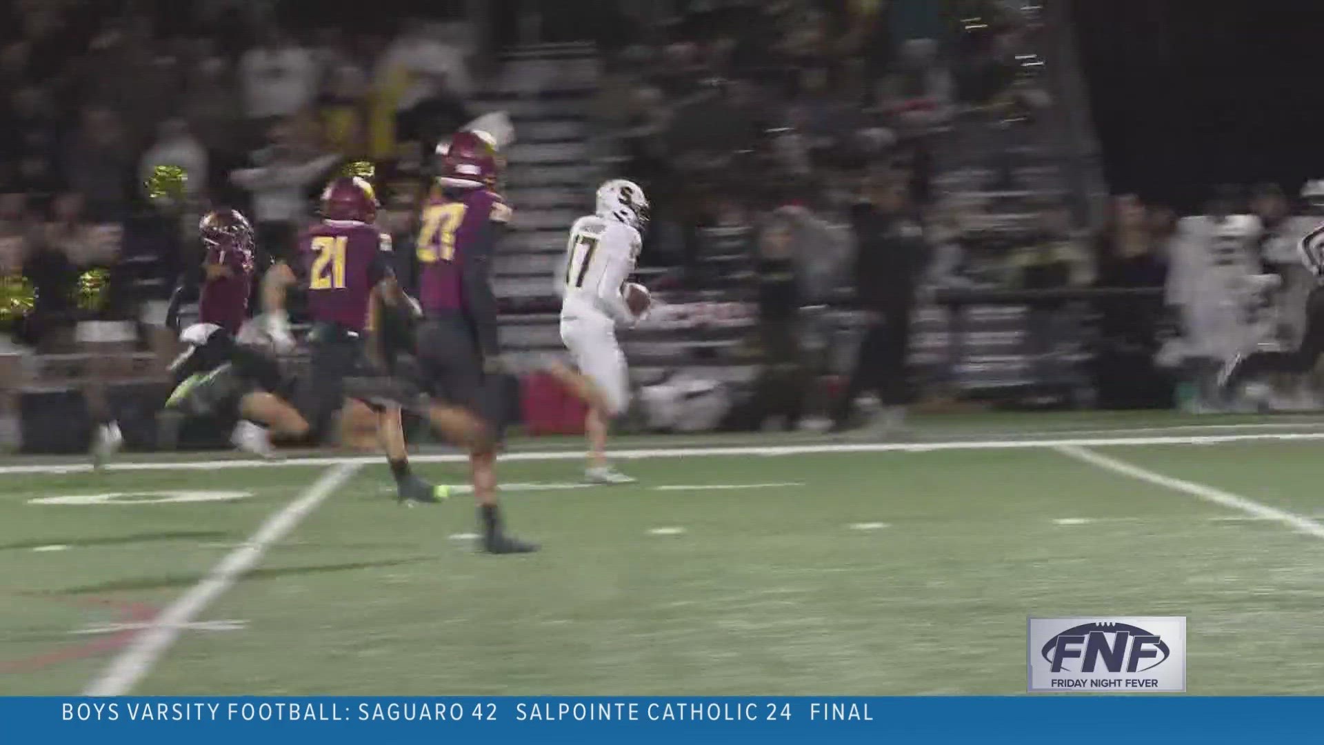 #3 Saguaro beat #2 Salpointe Catholic, 42-24, to clinch a berth in the 6A state championship game! Here are the highlights