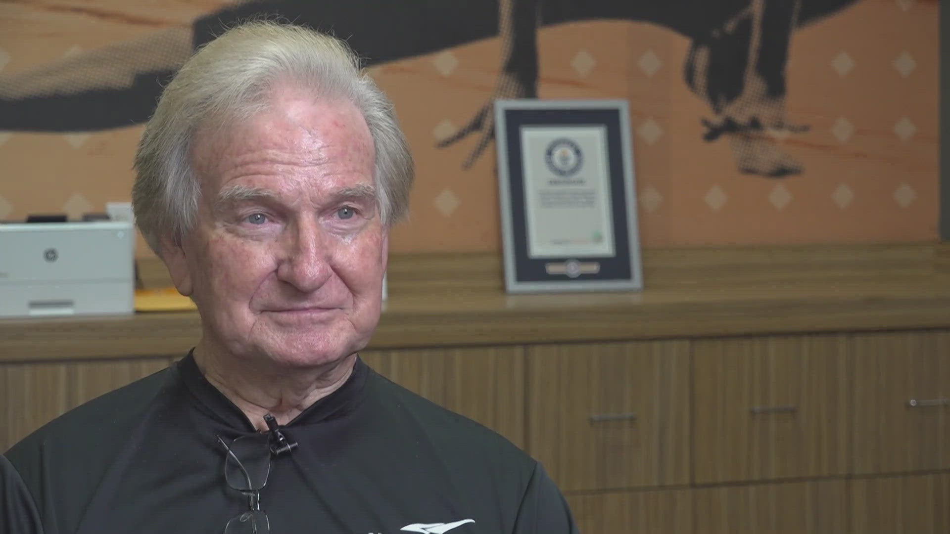 Chuck Goad, 86, earns the Guinness World Record for oldest active personal trainer, continuing his career at LA Fitness in Scottsdale.