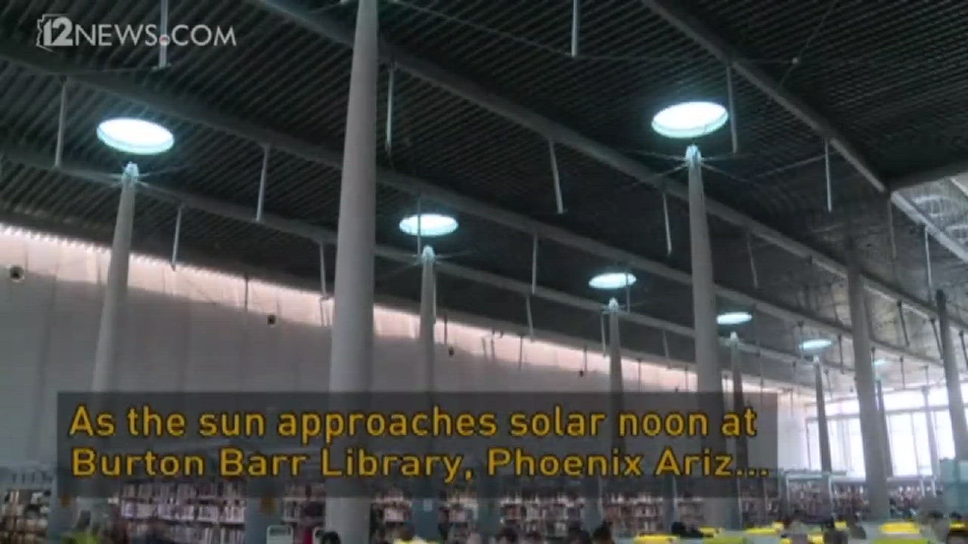 The Burton Barr Central Library is specifically designed to light up on the summer solstice.