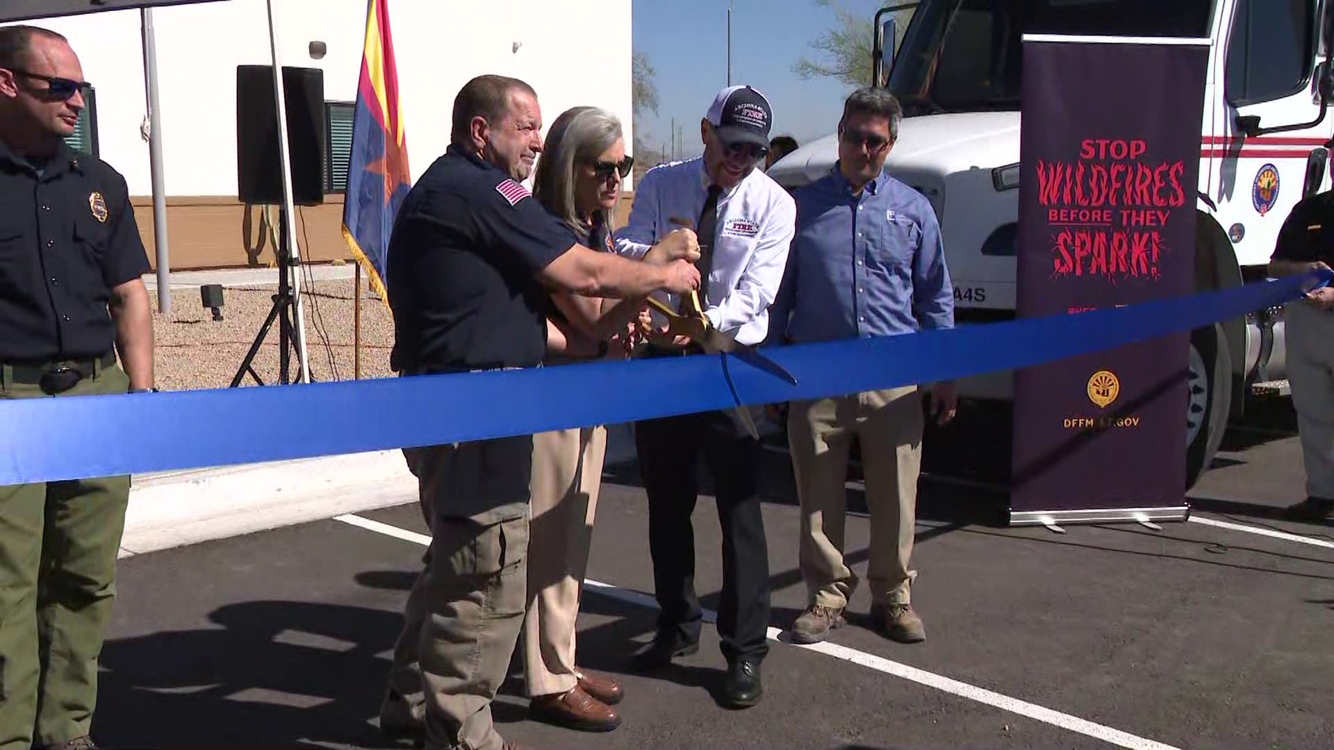 Gov. Hobbs, forest and fire officials hold ribbon cutting for new ...