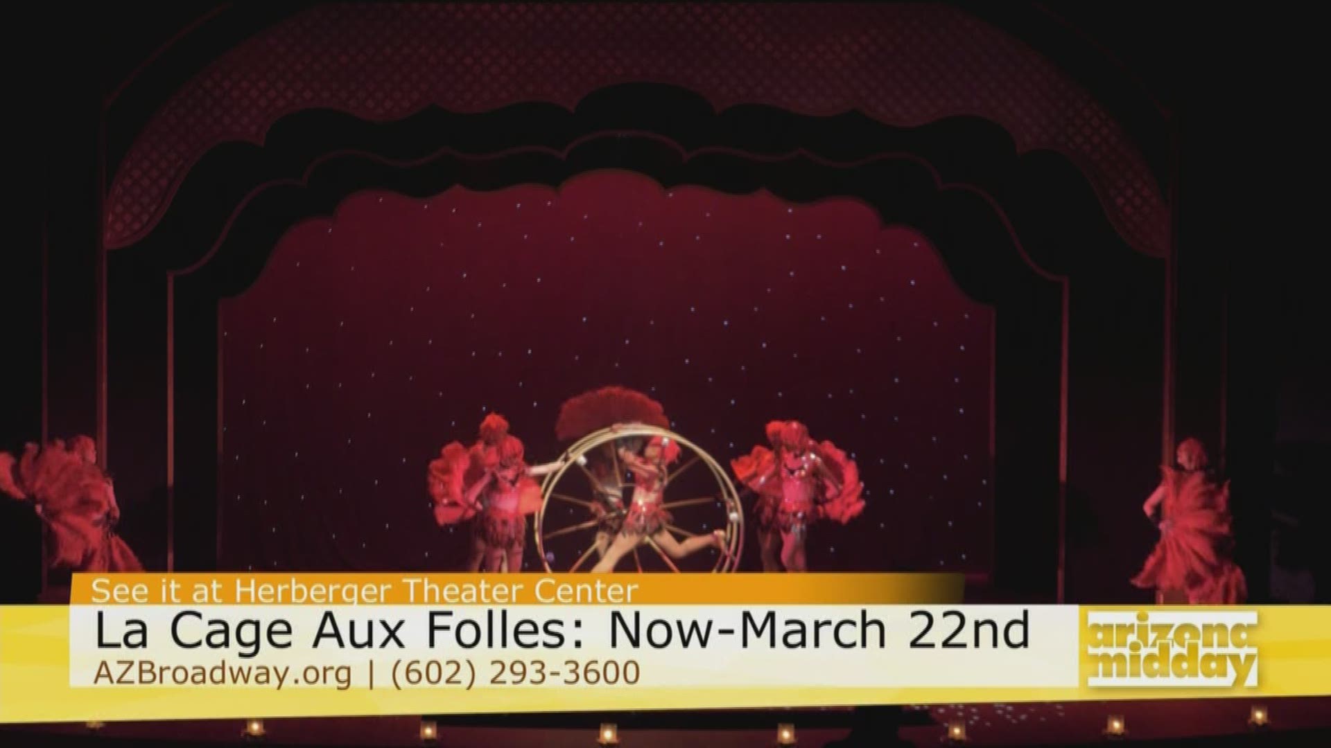 Brad York with Arizona Broadway Theatre gives us a sneak peek of the show "La Cage Aux Folles" & how you can see it for a night out in downtown at Herberger Theater