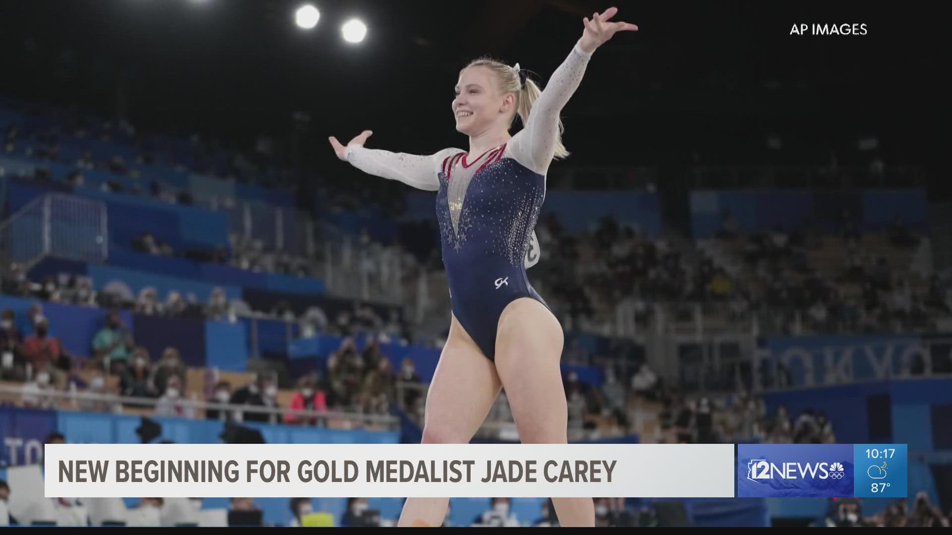 Phoenix- native Jade Carey represented Team USA in Tokyo and took home gold.