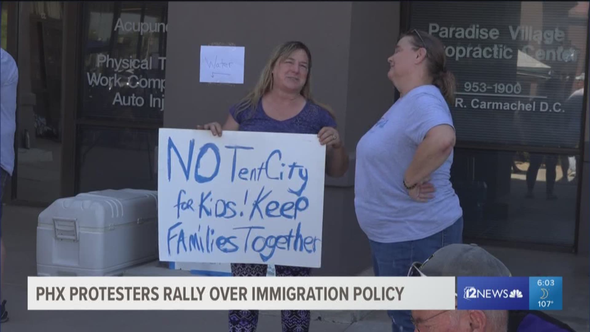 The "Rally for Children" was organized by Democratic congressional hopeful Anita Malik, a daughter of Indian immigrants, who is running in Arizona's 6th District.