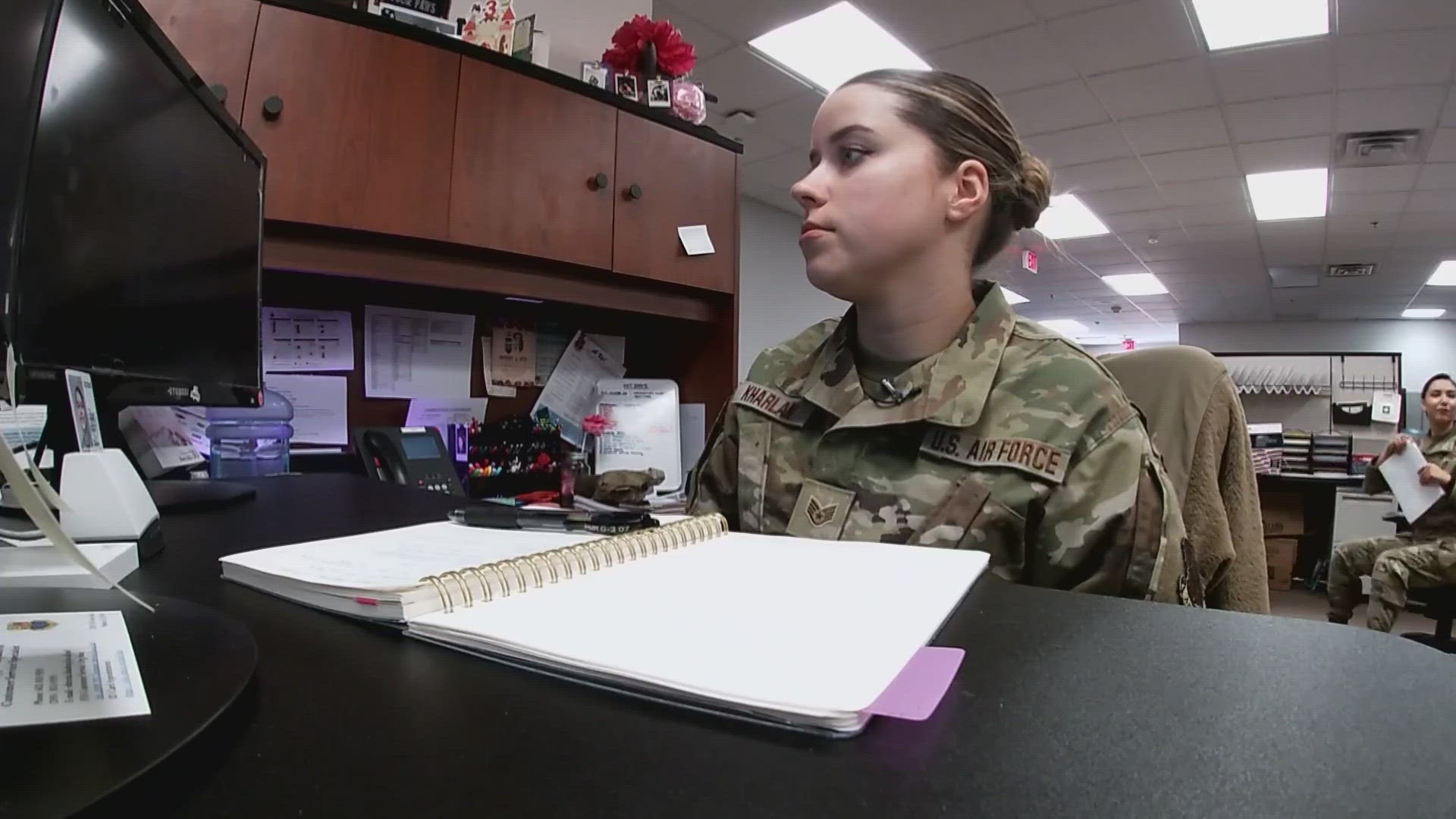 One staff Sergeant who serves at the Goldwater Air National Guard Base works with veterans and active duty members on a daily basis. 12News honors her service.