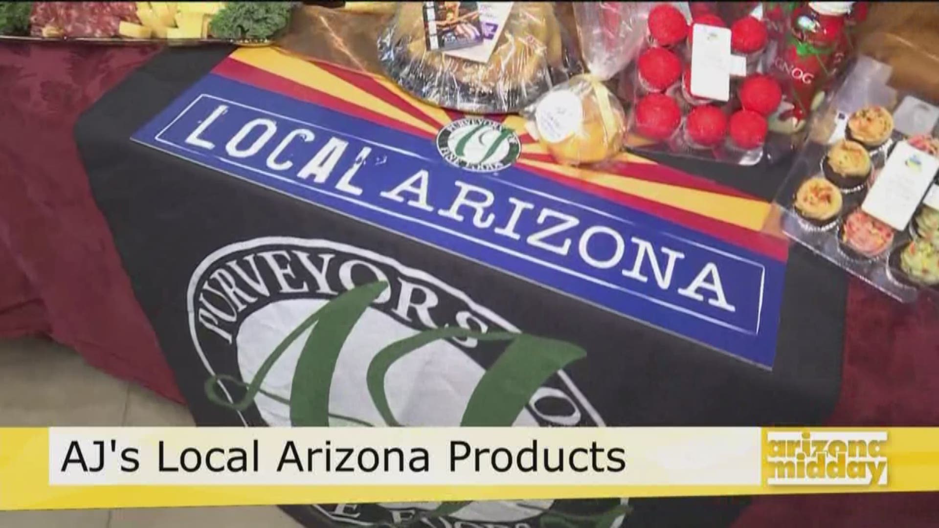 We're giving you a look at all the local Arizona products AJ's Fine Foods offers.