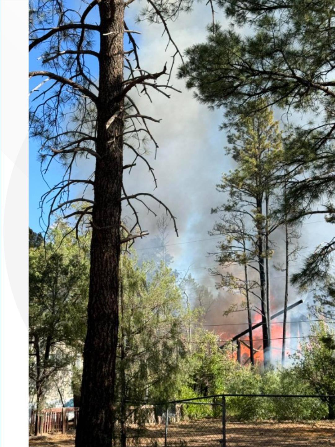 Rural Arizona residents evacuate due to large house fire | 12news.com