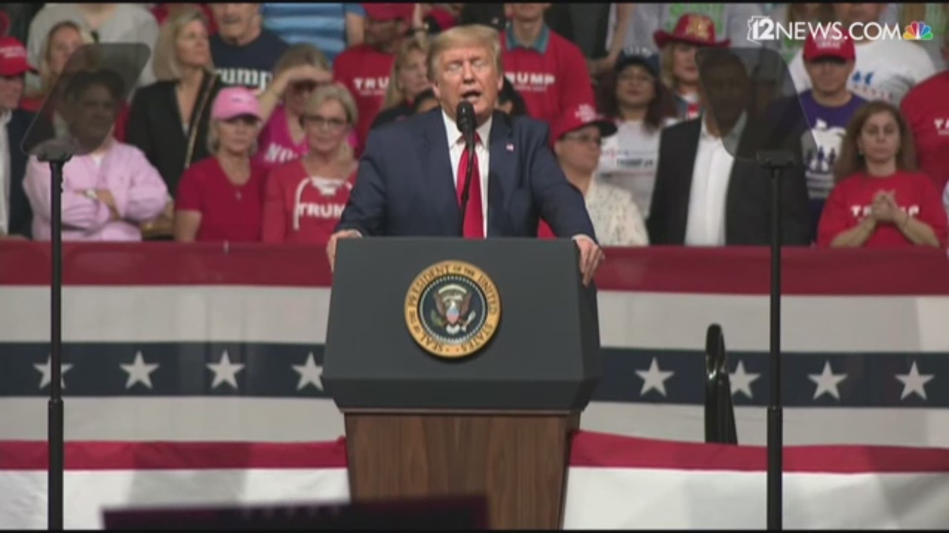 At his campaign rally in Phoenix, President Trump claimed that record unemployment is seen throughout all demographics of American society.