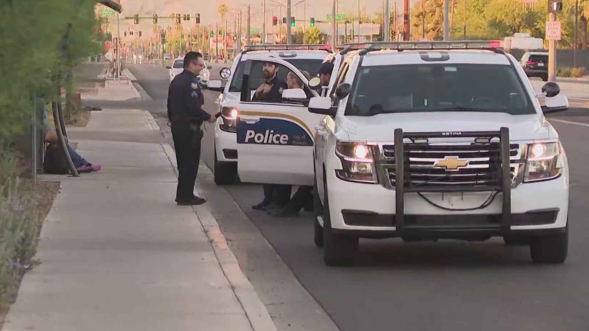 Three people were transported to a local hospital with non-life-threatening injuries, the Phoenix Police Department said.