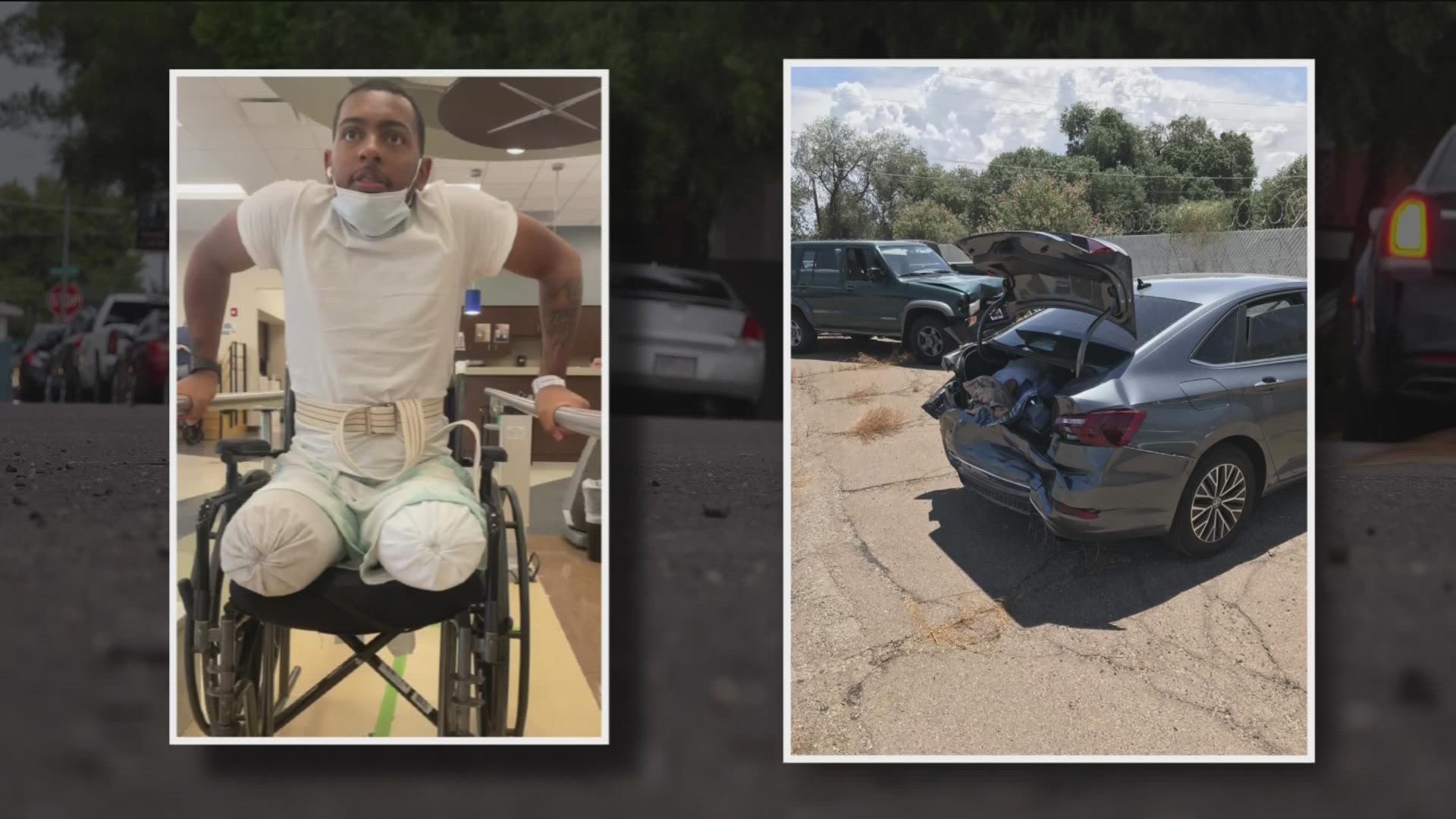 A Valley family is seeking justice after a suspected drunk driver hit a 23-year-old man, crushing both of his legs that had to be amputated.