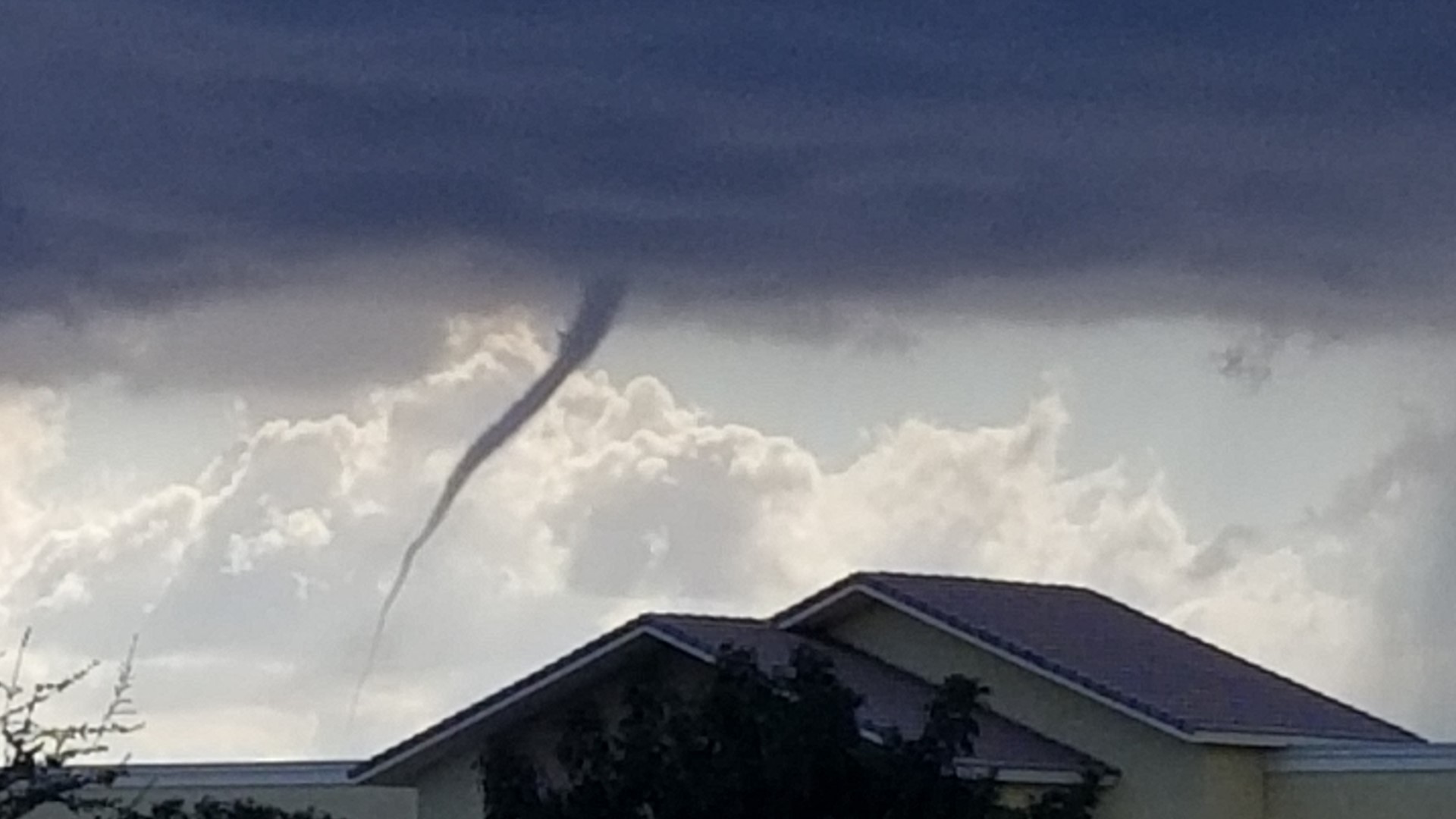 The landspout was spotted on Sunday afternoon in Sun Lakes along Interstate 10.