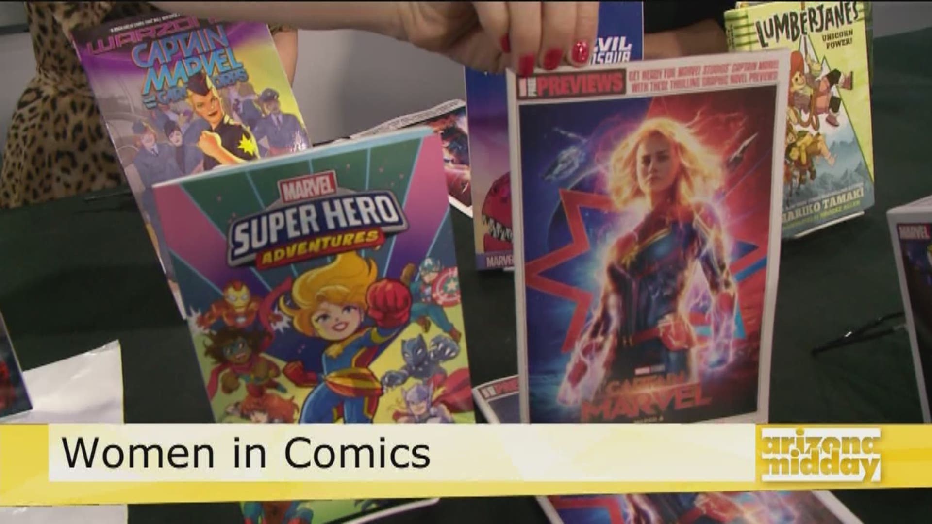 Co-Owner of Samurai Comics, Moryha Banks, talks the power of female superheros and shows us how we can get a free copy of a Captain Marvel Comic that will get us up to speed in time for the movie!