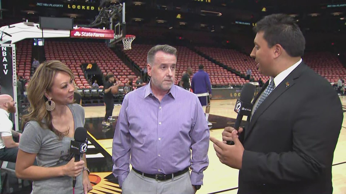 Phoenix Suns PA announcer Vince Marotta talks Game 2 against the Mavs