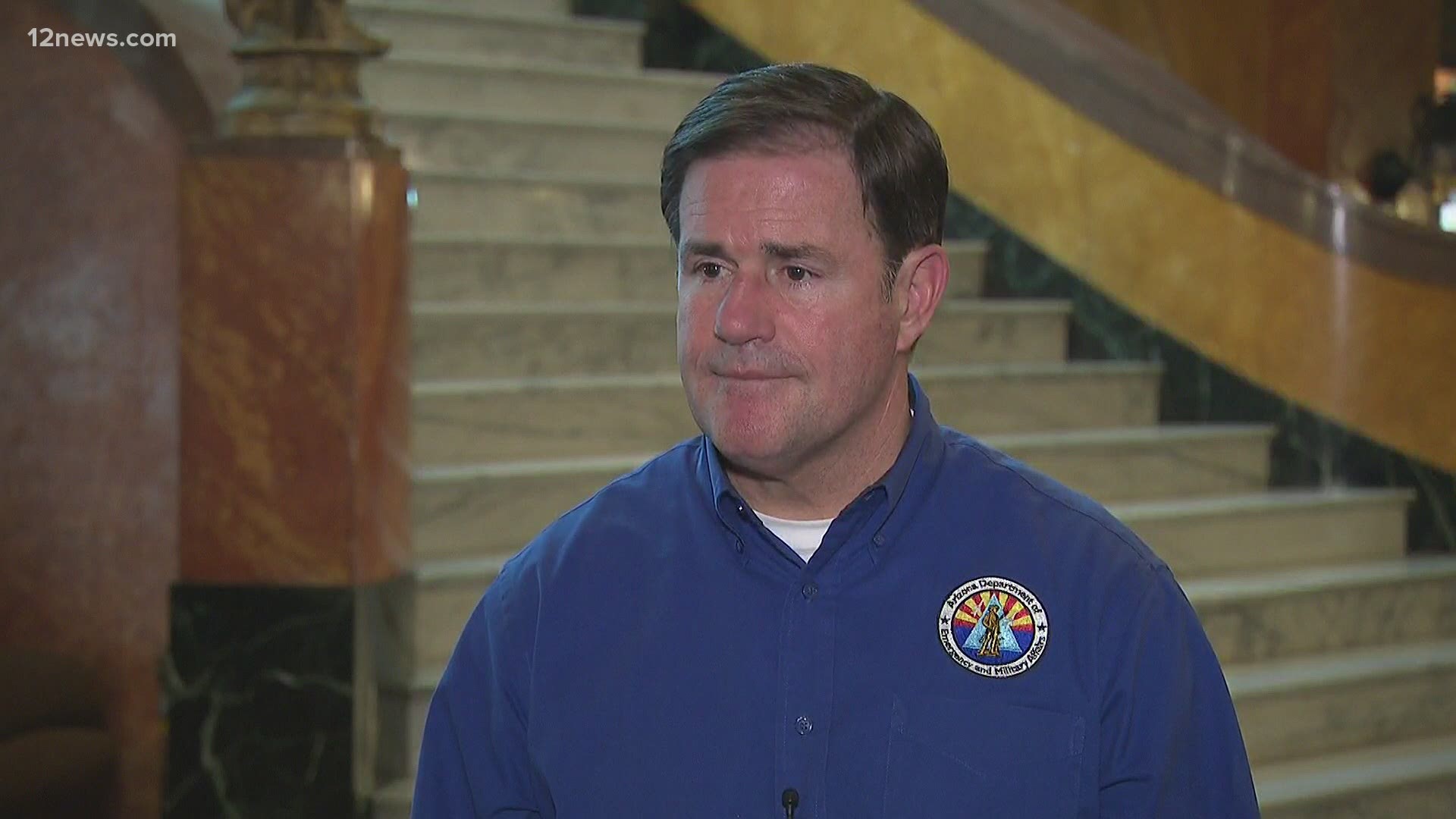 Gov. Ducey visited Douglas, Arizona Friday to learn more about the security and humanitarian situation at the U.S.-Mexico border. Adriana Loya has the details.