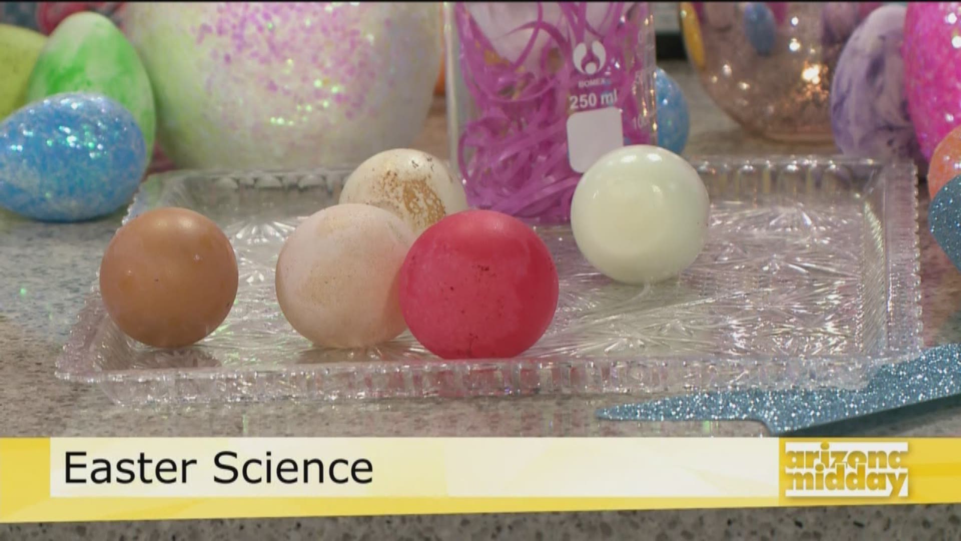 The Scientific Mom Amy Oyler is showing us some fun experiments for some post-Easter fun