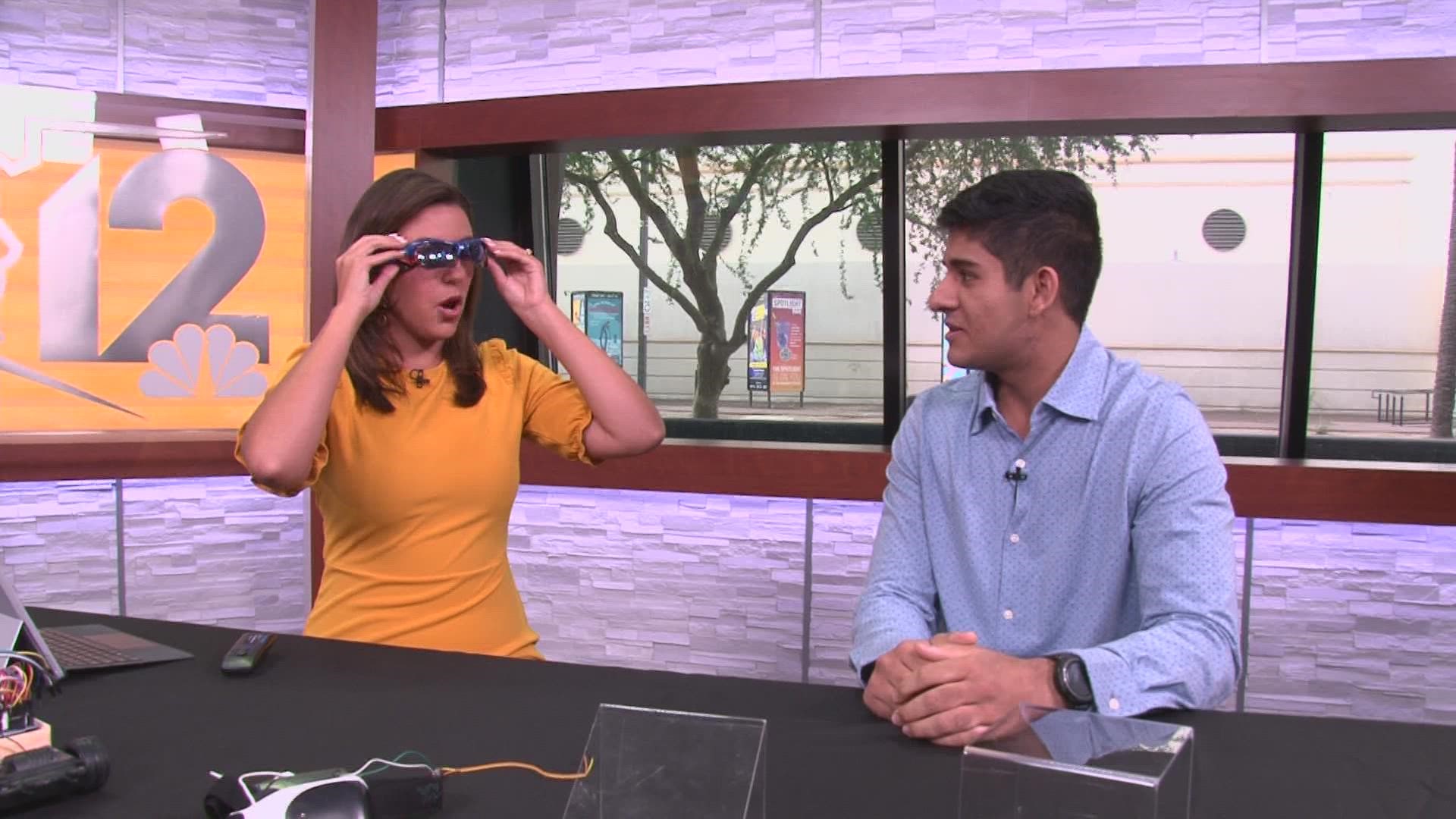 Mars Kapadia is a Valley teen with some amazing inventions. Emily Pritchard chats with the teen about his new smart glasses on Today in AZ.