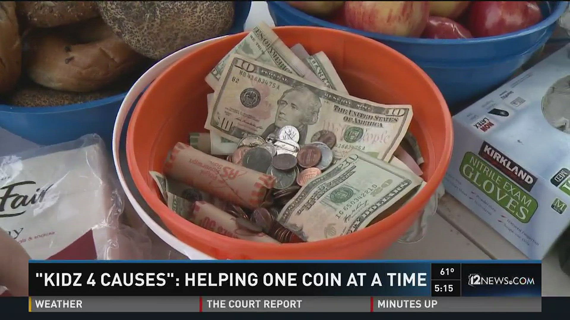 A group of middle school friends raise money that will go to TGEN's research on rare childhood diseases.