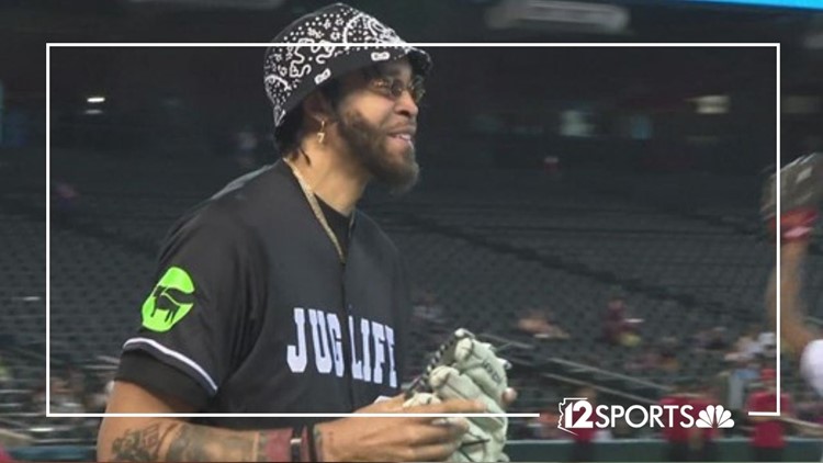 Suns JaVale McGee host charity softball game at Chase Field