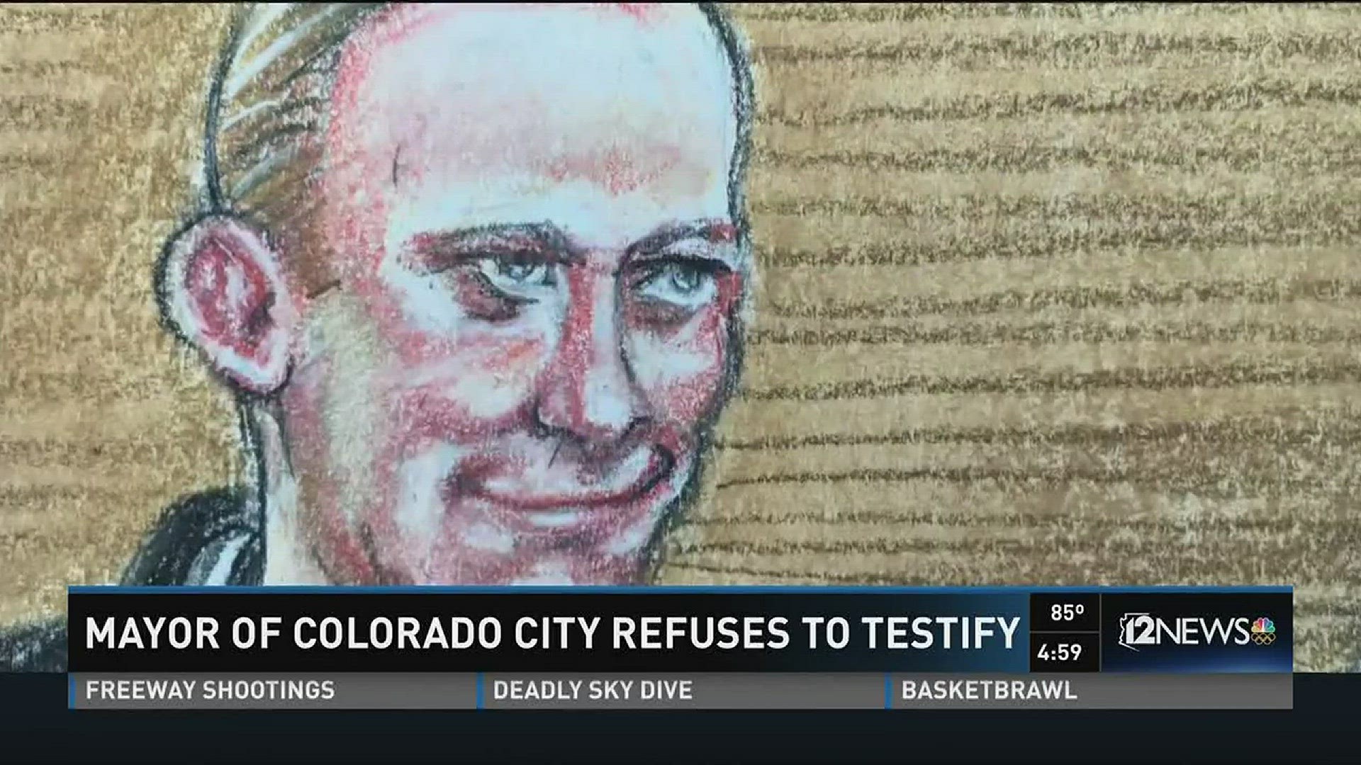 Attorneys grilled the mayor of Colorado City, but he decides to take the 5th.