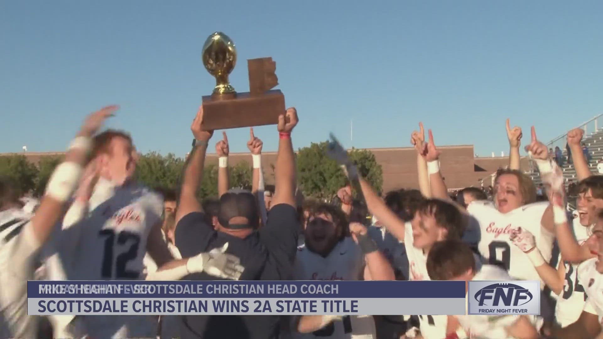 The Scottsdale Christian Eagles are the 2023 2A high school football state champs! Here are the highlights and postgame reaction from their win over Pima