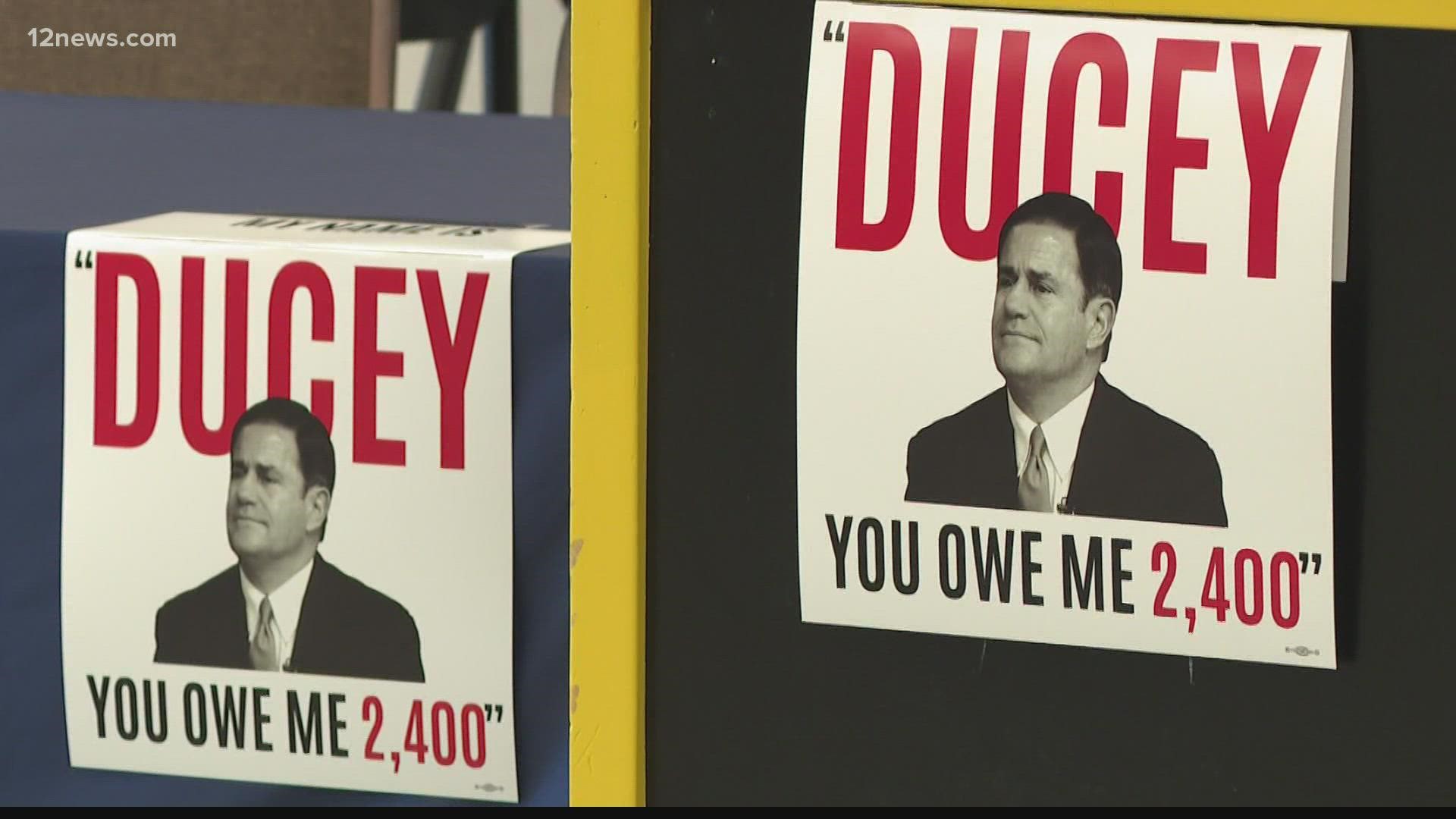 Unemployed Workers United has filed suit against Governor Ducey because he opted out of unemployment programs earlier than the federal deadline.