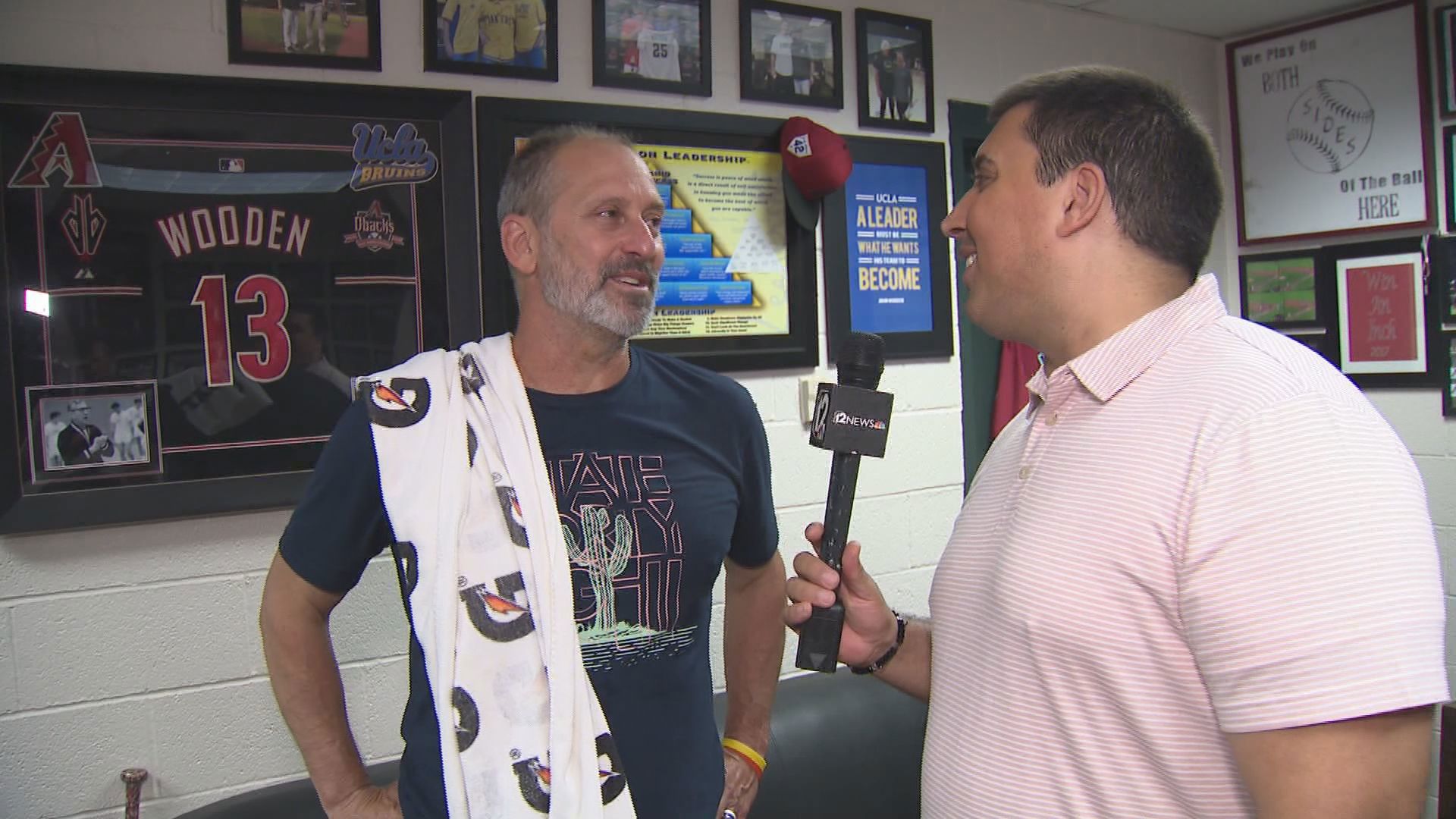 Arizona Diamondbacks manager Torey Lovullo gives 12Sports' Cameron Cox an exclusive tour inside his office and tells the stories behind everything in it.