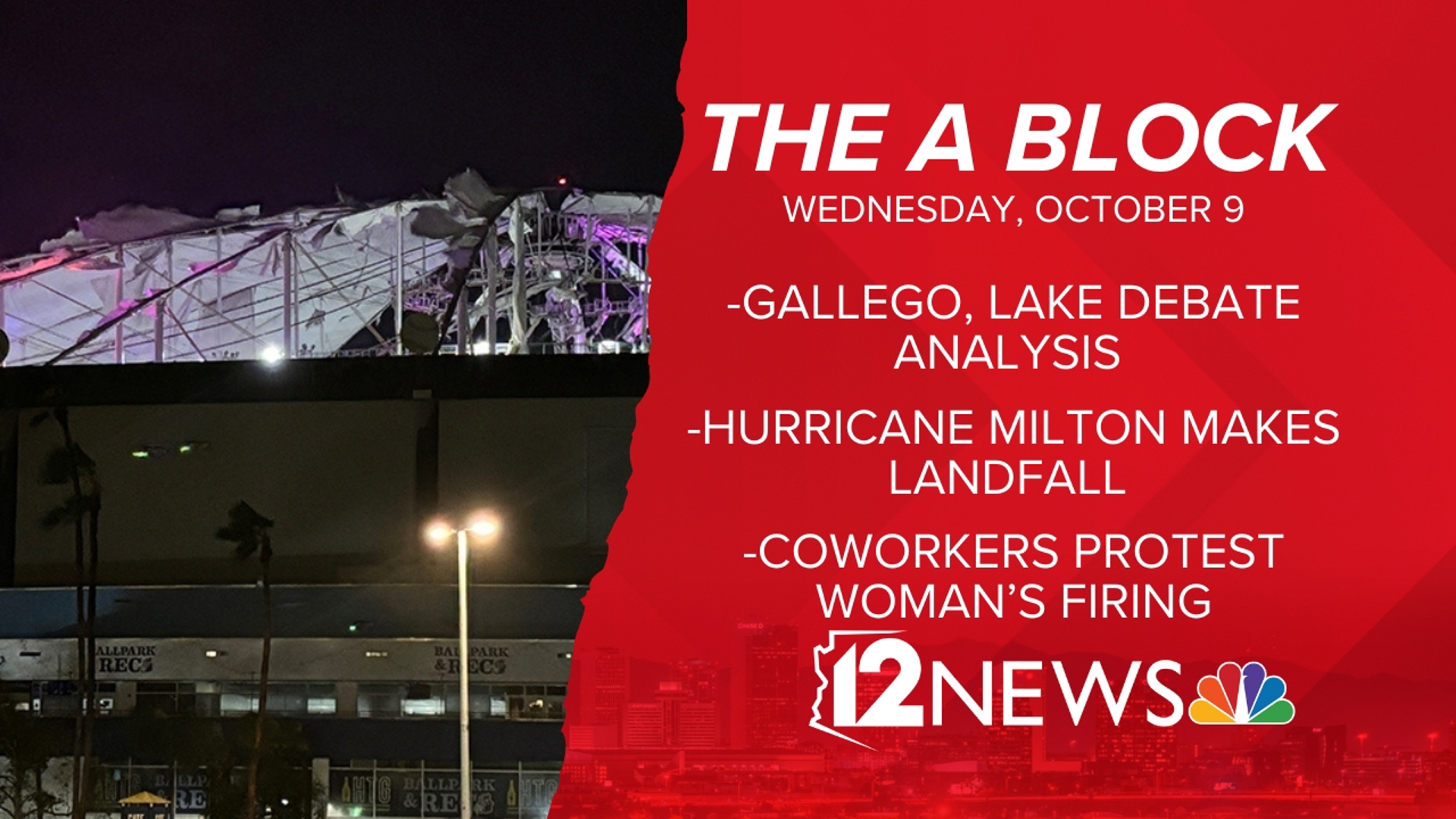 Here are the top stories in Arizona on Oct. 9, 2024.