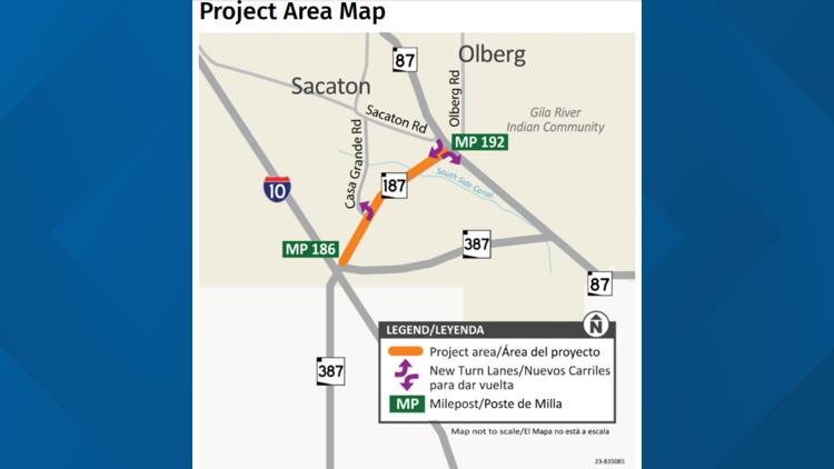 ADOT project to reduce traffic congestion on State Route 187 in