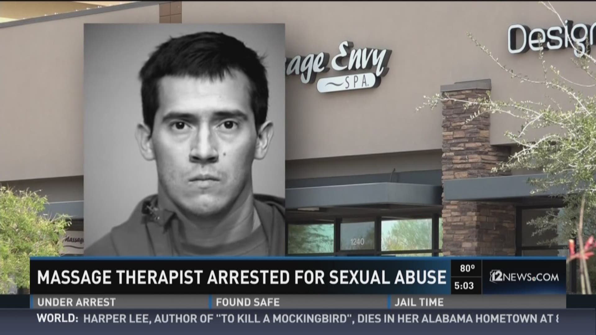 A Valley massage therapist is behind bars after it was learned that he was sexually abusing customers.